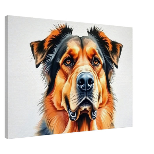 Pet Watercolor Art on Canvas