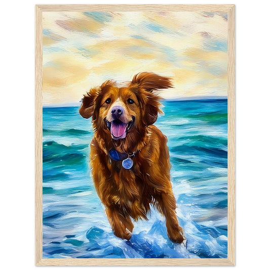 Framed Pet Portrait Magic: Your Furry Friend's Unique Art