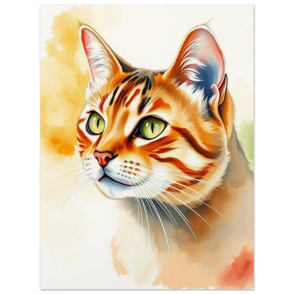 Pet Watercolor Portrait Poster