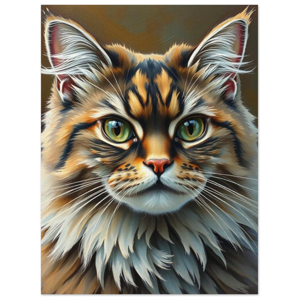 Pet Portrait Poster in Oil Style