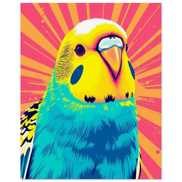 Vivid Pet Pop Art Portrait Poster